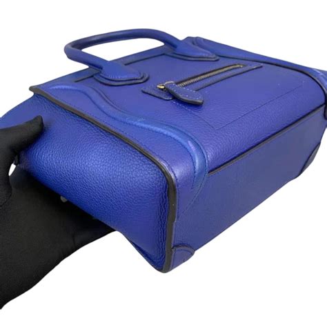 Luggage Bag Nano Electric Blue GHW 